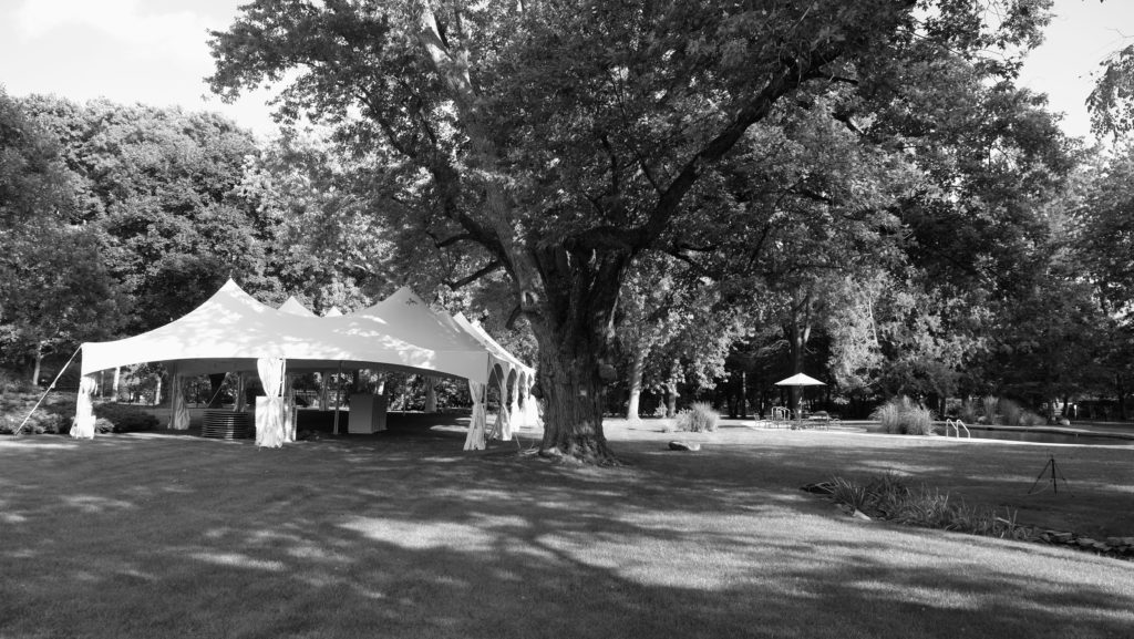 Wedding Reception Tent on Farm